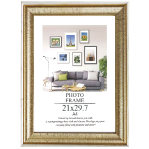 金色拉絲邊獎狀框