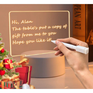 USB插電留言板小夜燈