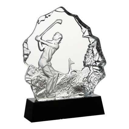 高爾夫水晶獎座